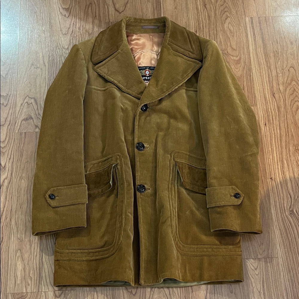 Vintage cortefiel  Corduroy Jacket brown size 38